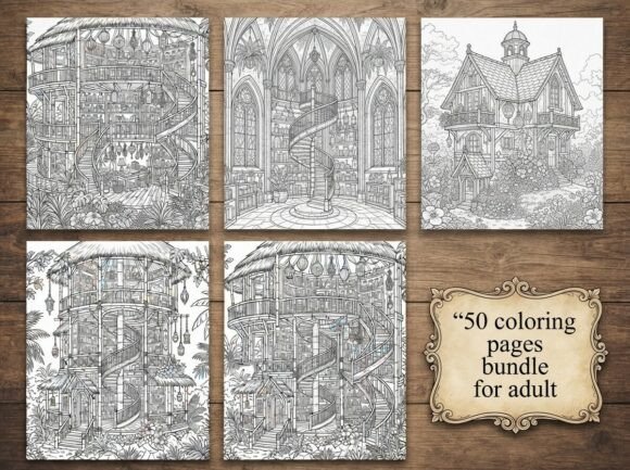 50 Enchanted Bamboo Tower Library