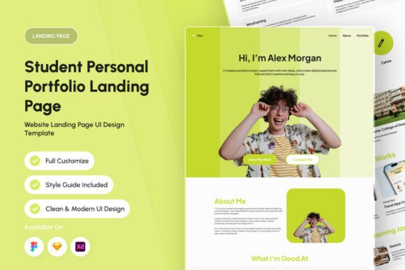Alex - Student Personal Portfolio Page