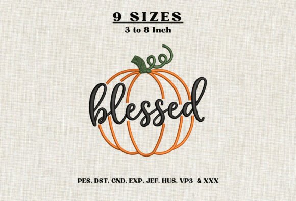 Blessed Pumpkin Fall Thanksgiving DST