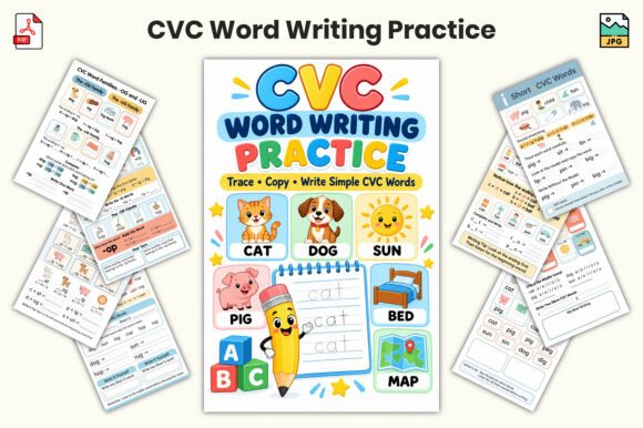 CVC Word Writing Practice