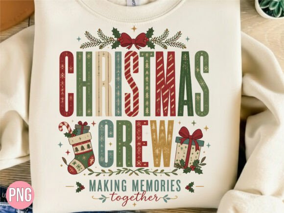 Christmas Crew Memories PNG Tshirt