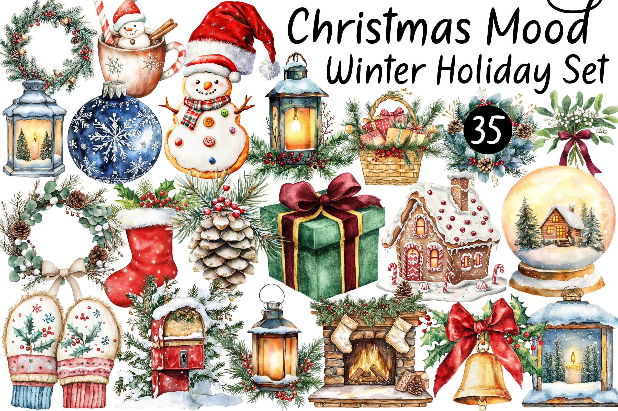 Christmas Mood - Winter Holiday Set
