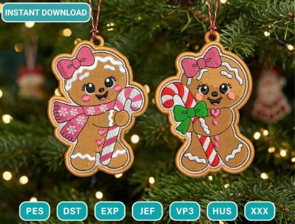 Christmas Ornament Embroidery Design