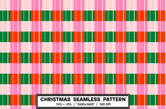 Christmas Plaid Seamless Pattern Bundle