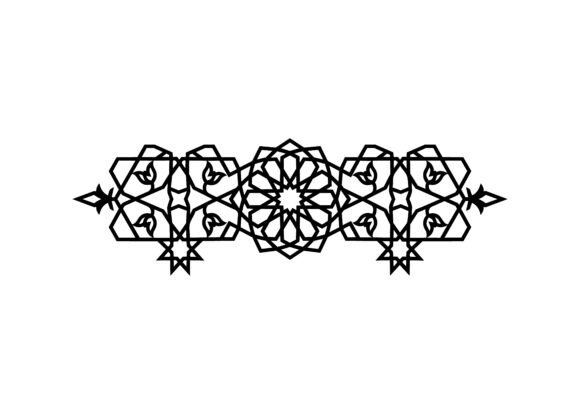 Elegant Arabic Mosaic SVG
