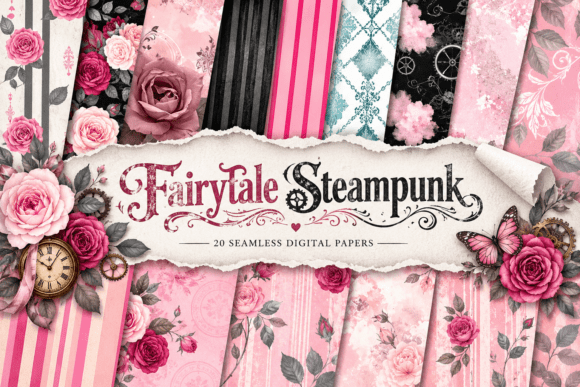 Fairytale Steampunk Digital Pattern