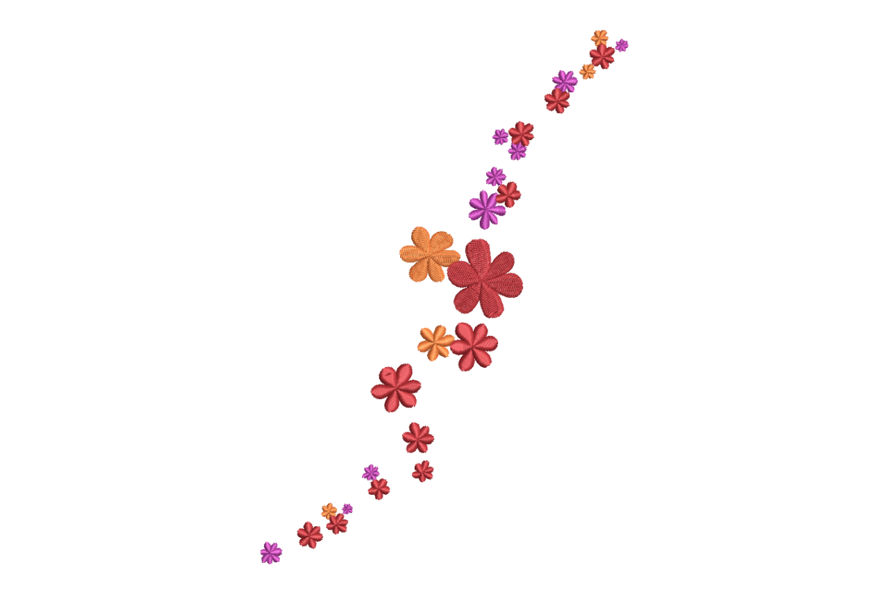 Floral Corner Border