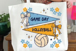 Creative Document Using Typewriter Game Day Volleyball Pennant PNG Graphic by Craftabledesign · Creative ...