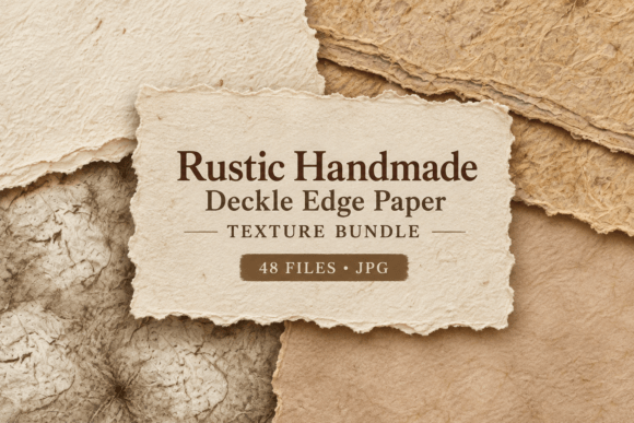 Handmade Deckle Edge Paper Texture