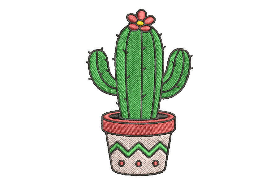 Kawaii Cactus Pot