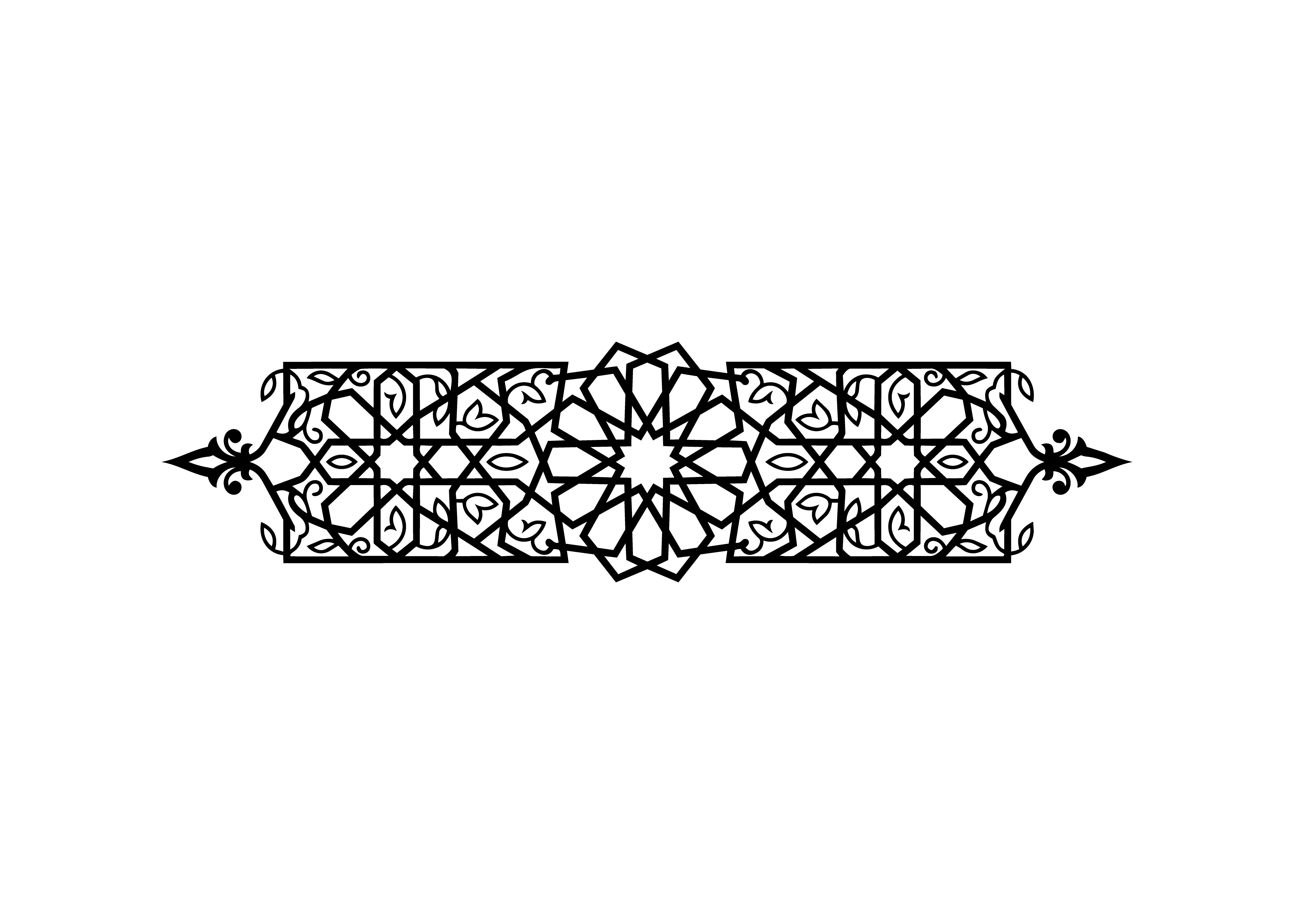 Luxury Arabic Mosaic SVG Cut File