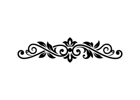 Luxury Divider Vector Cut Design