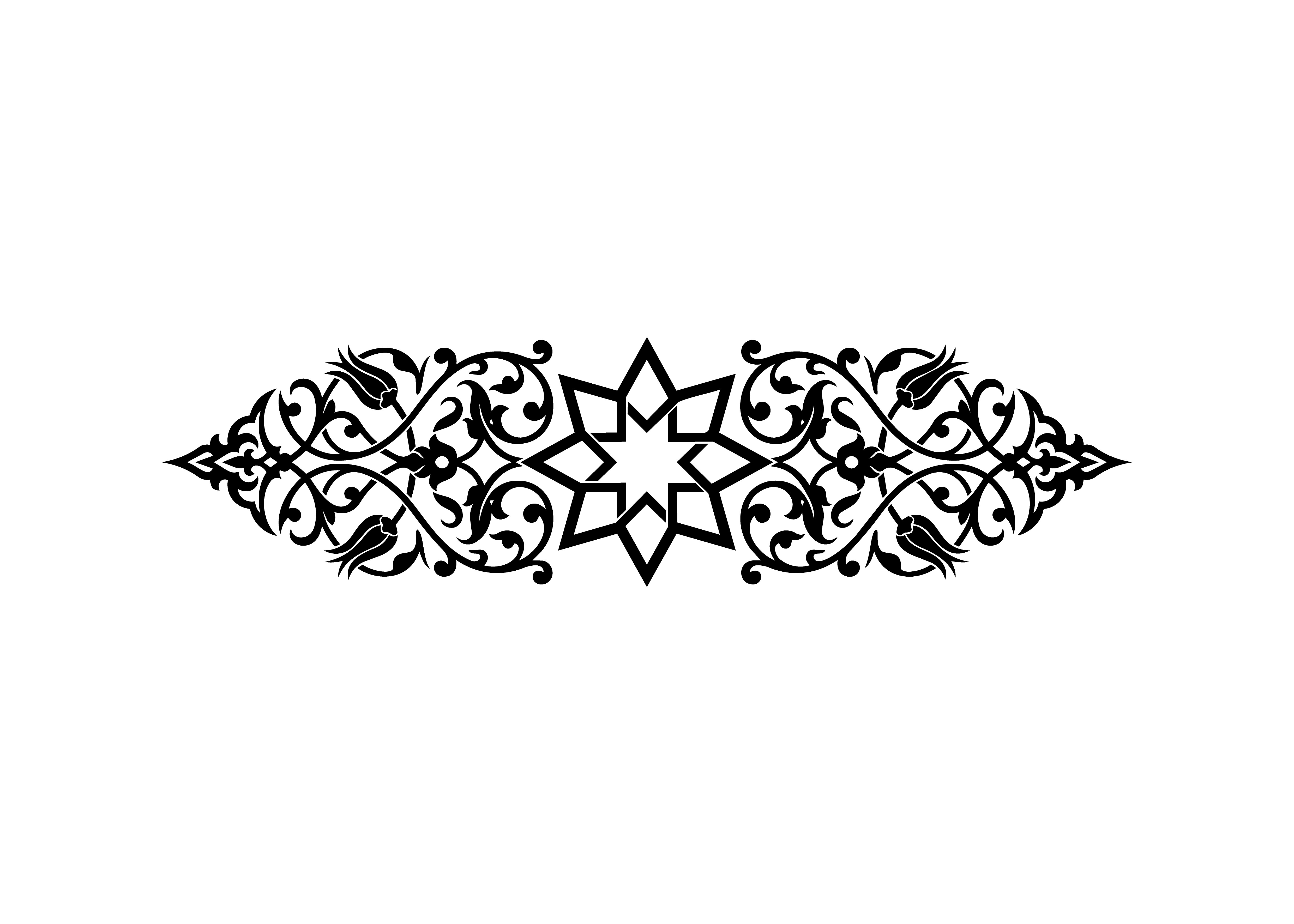 Ornate Islamic Star