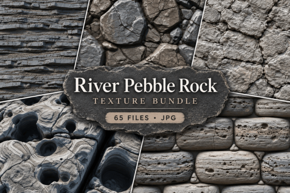 River Pebble & Rock Texture