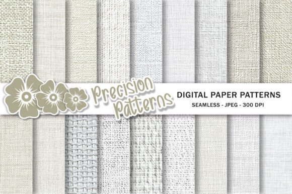 Seamless Canvas Digital Paper Pack