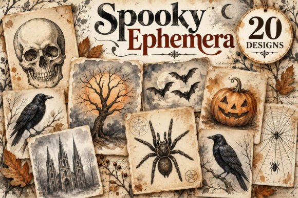 Spooky Ephemera Junk Journal