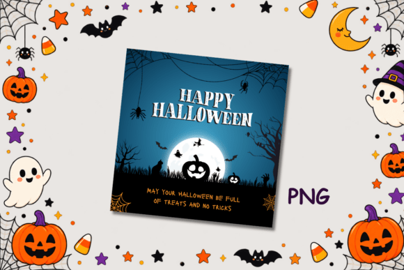 Spooky Halloween Square Card - 2