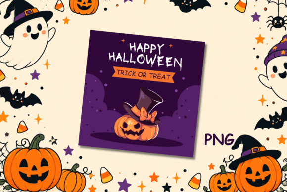 Spooky Halloween Square Card - 5
