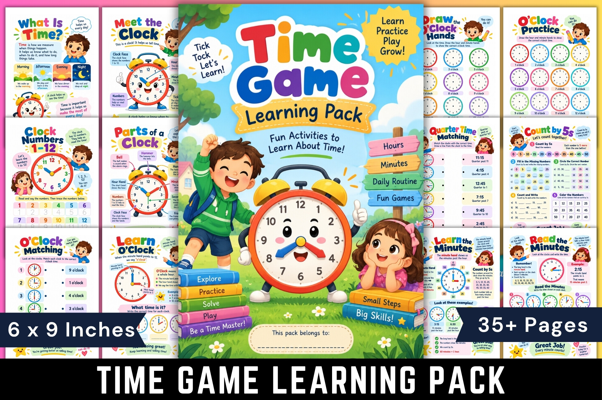 Time Game Learning Pack