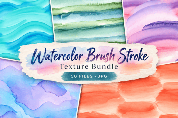 Watercolor Brush Stroke Texture Paint