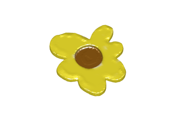 Sunflower Flower Yellow 3d Model