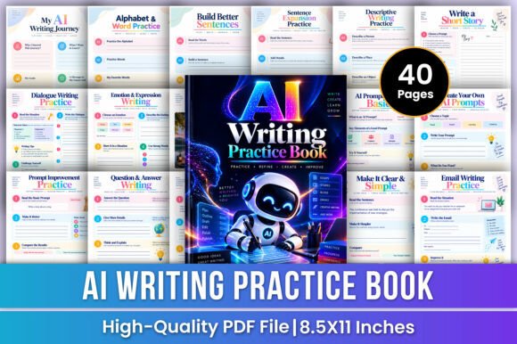 AI Writing Practice Book | Writing Skill