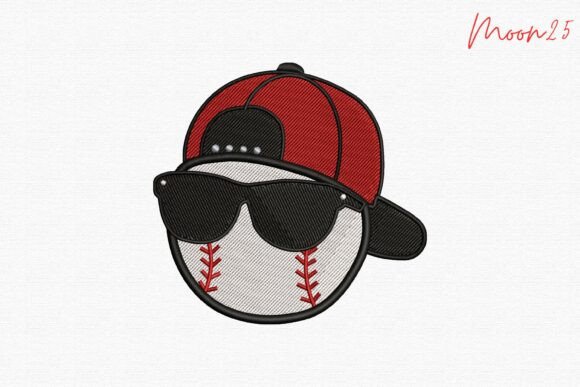 Baseball Face with Cap & Sunglasses