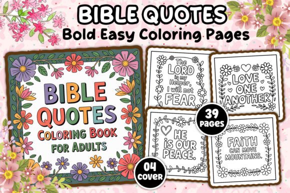 Bible Quotes Coloring Pages for Adults