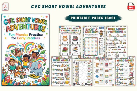 CVC Short Vowel Adventures