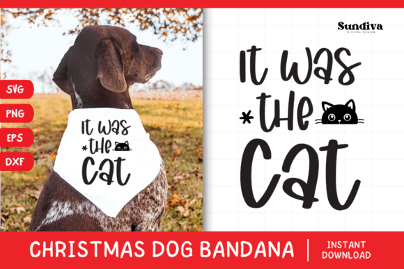 Christmas Dog Bandana Quotes Svg Graphics