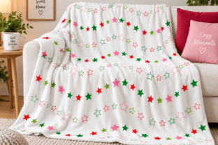 Yule Pattern Christmas Star Scatter Seamless Pattern Graphic by Creative Gfx Arts ...