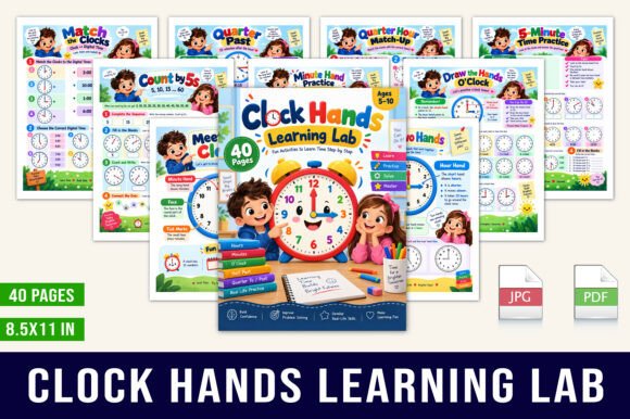 🕐 Clock Hands Learning Lab