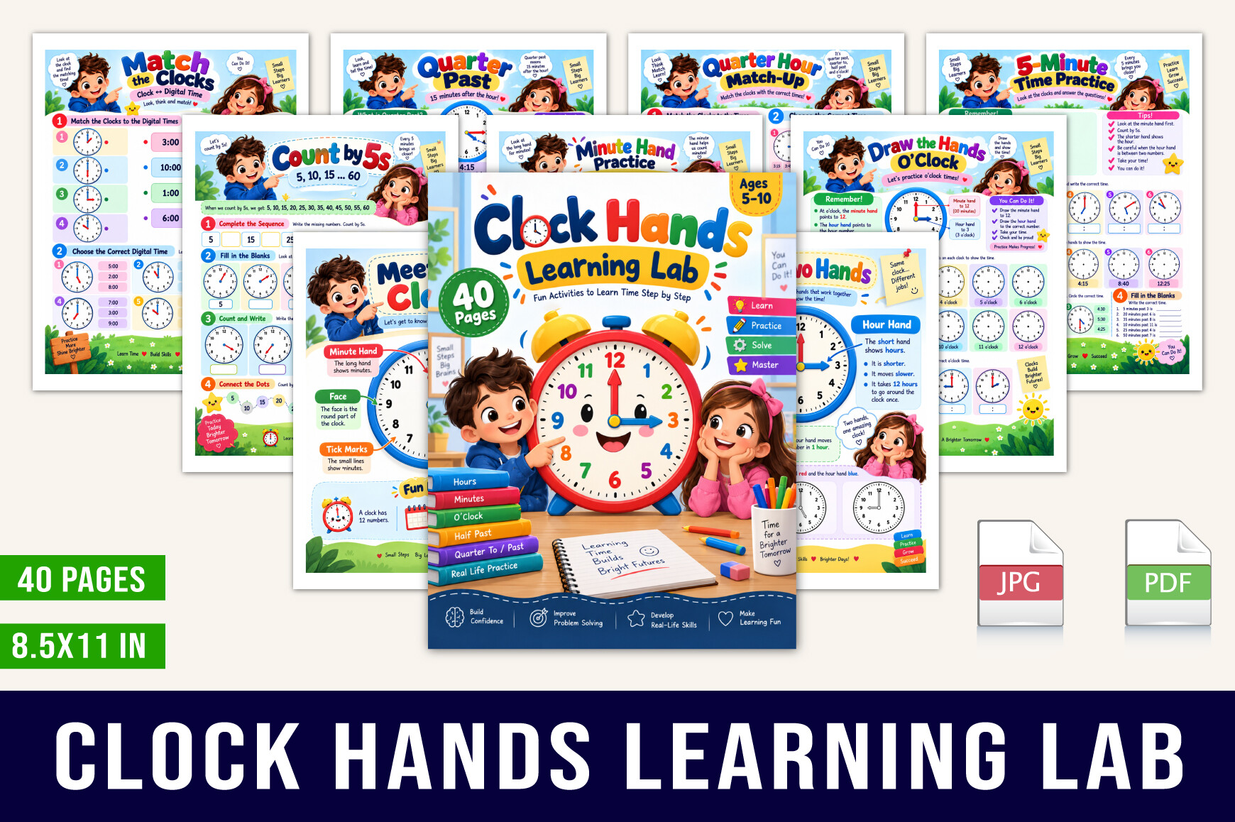 π Clock Hands Learning Lab