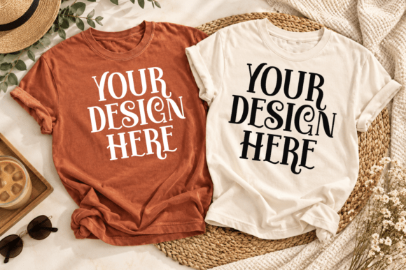 Comfort Colors 1717 Flat Lay Mockup