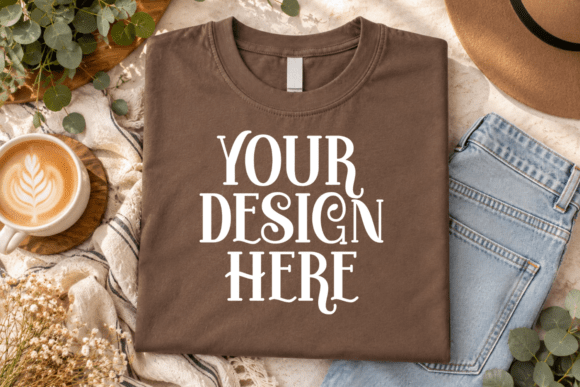 Comfort Colors 1717 Flat Lay Mockup