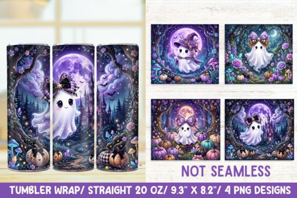 Coquette Forest Ghost 20 OZ Tumbler Wrap