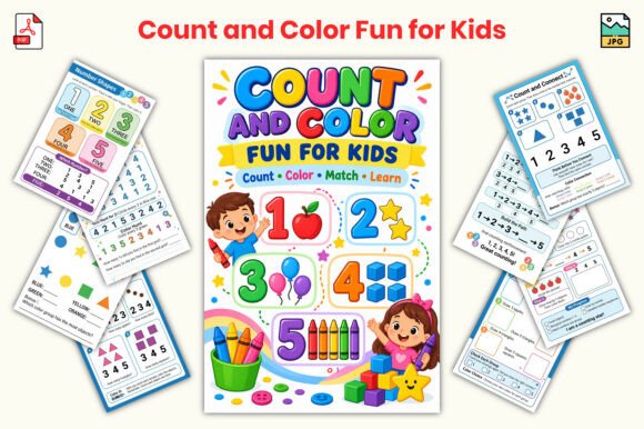 Count and Color Fun for Kids