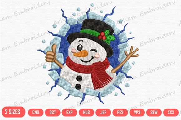 Cute Winter Snowman