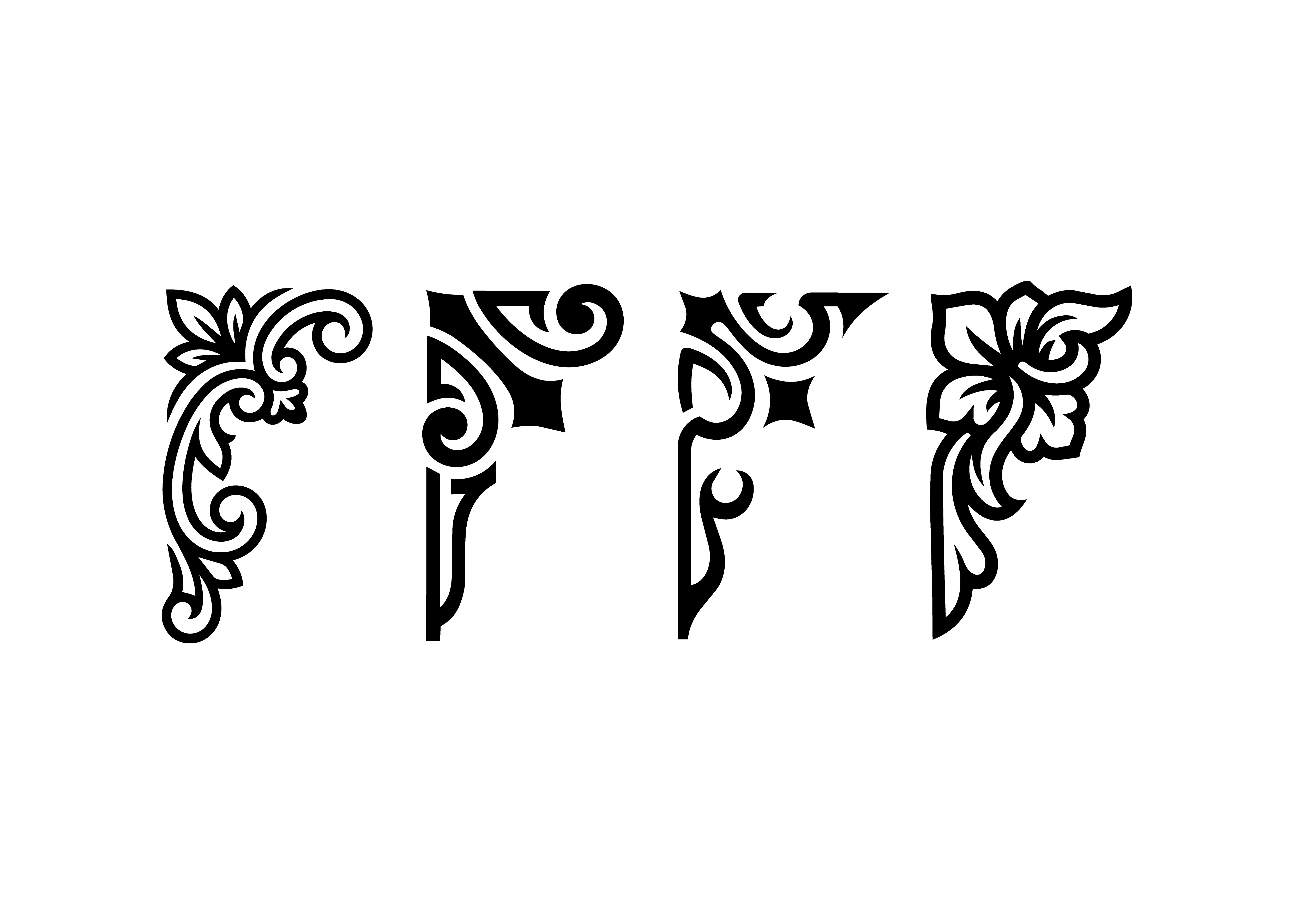 Decorative Corner SVG