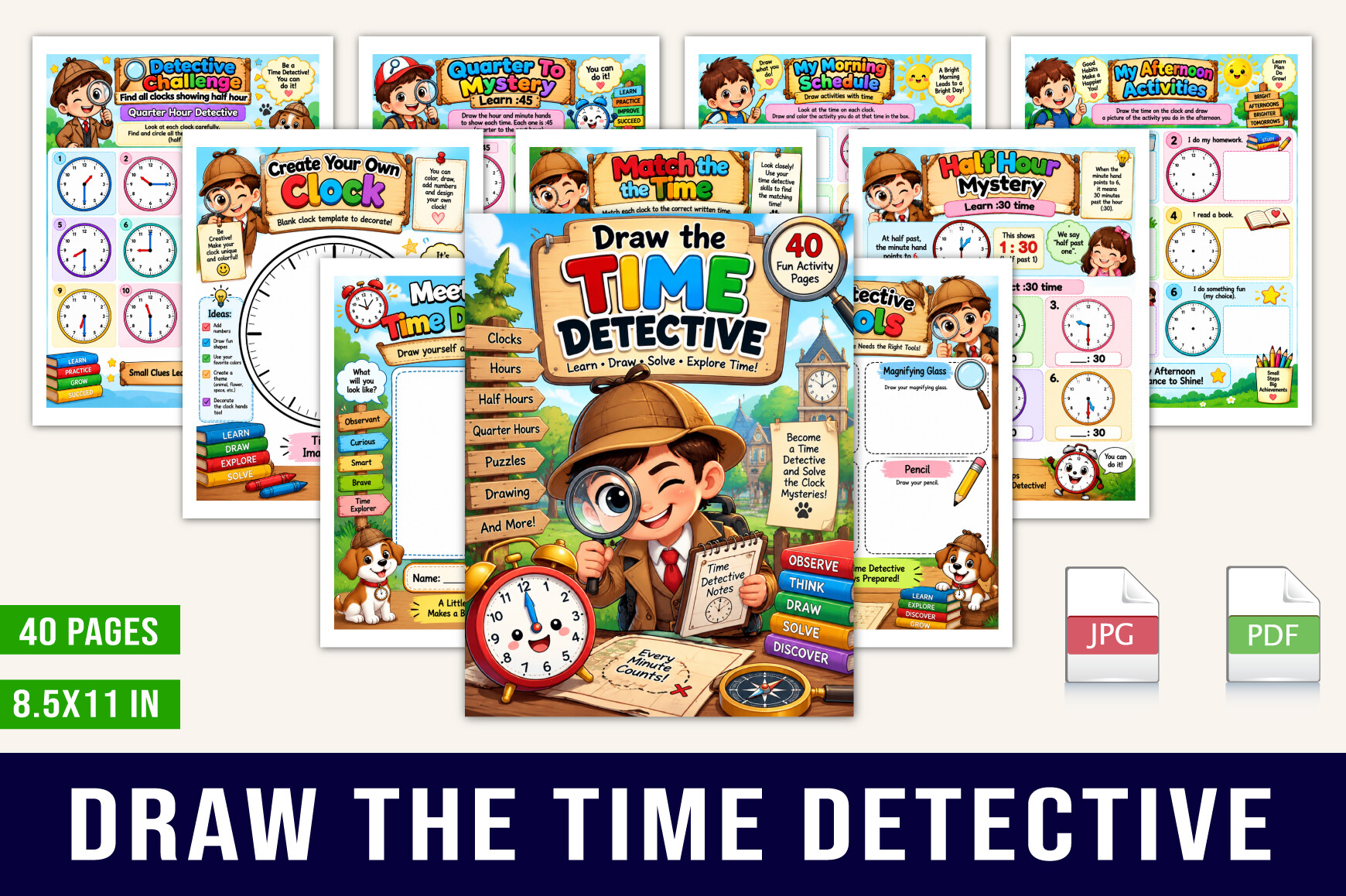🕵️ Draw the Time Detective