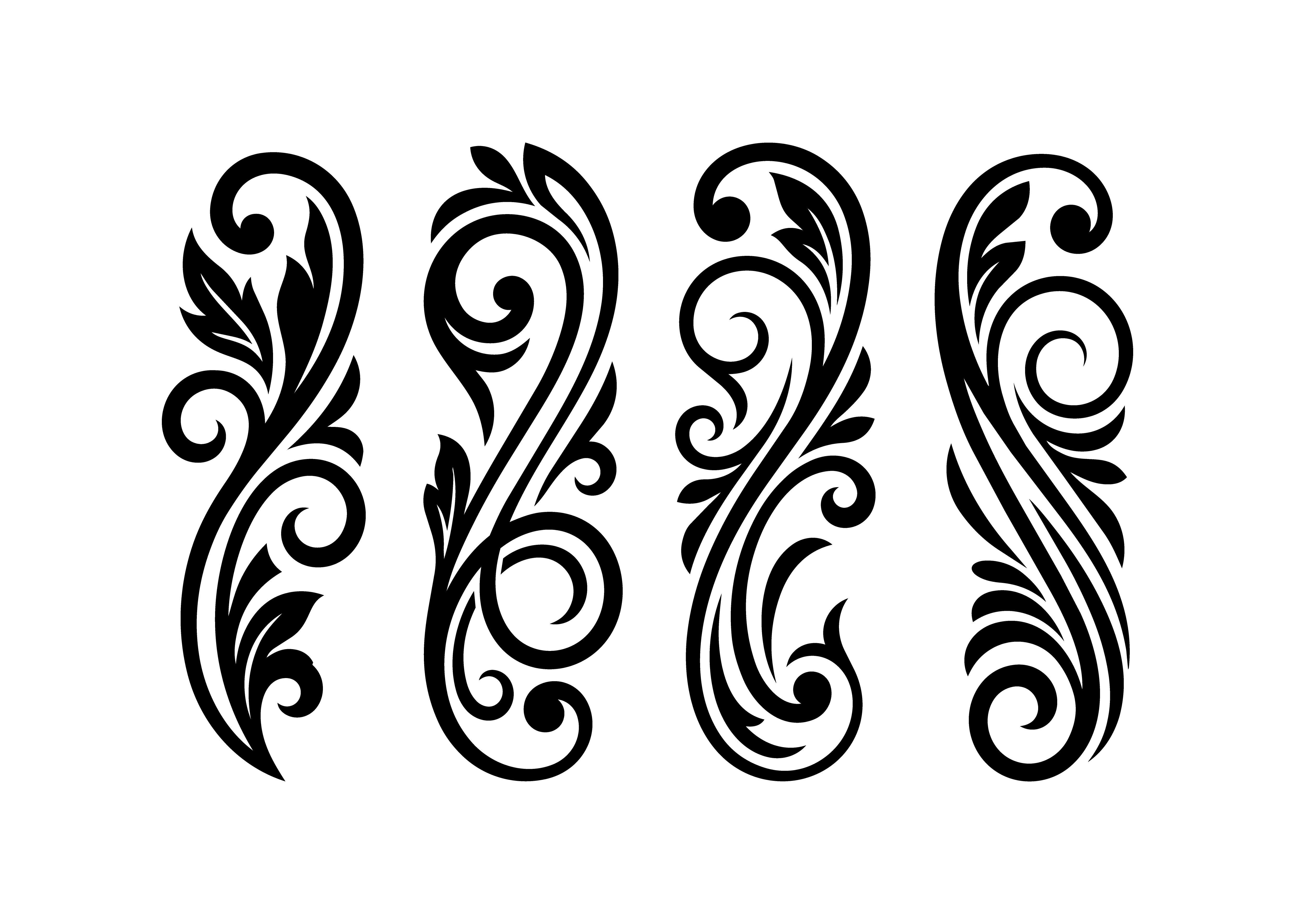 Four Decorative Flourishes