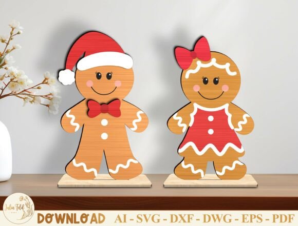 Gingerbread Christmas Svg Bundle Laser Cutting