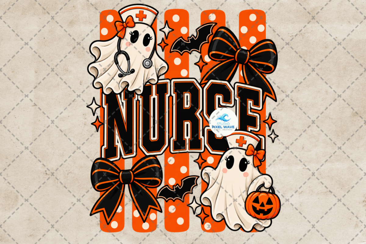 Halloween Nurse Ghost PNG