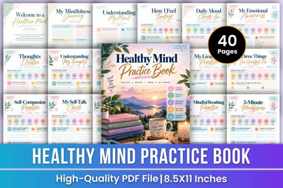Healthy Mind Practice Book | Mindfulness