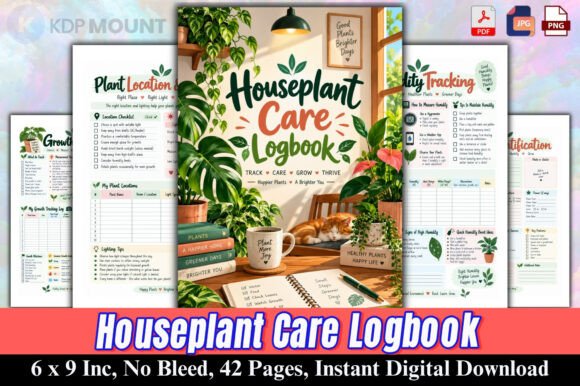 Houseplant Care Logbook