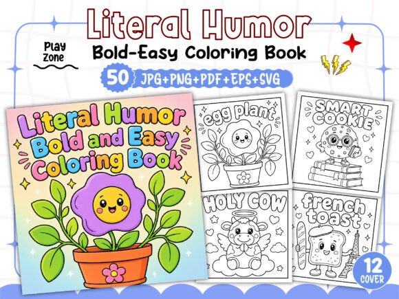 Literal Humor Coloring Pages