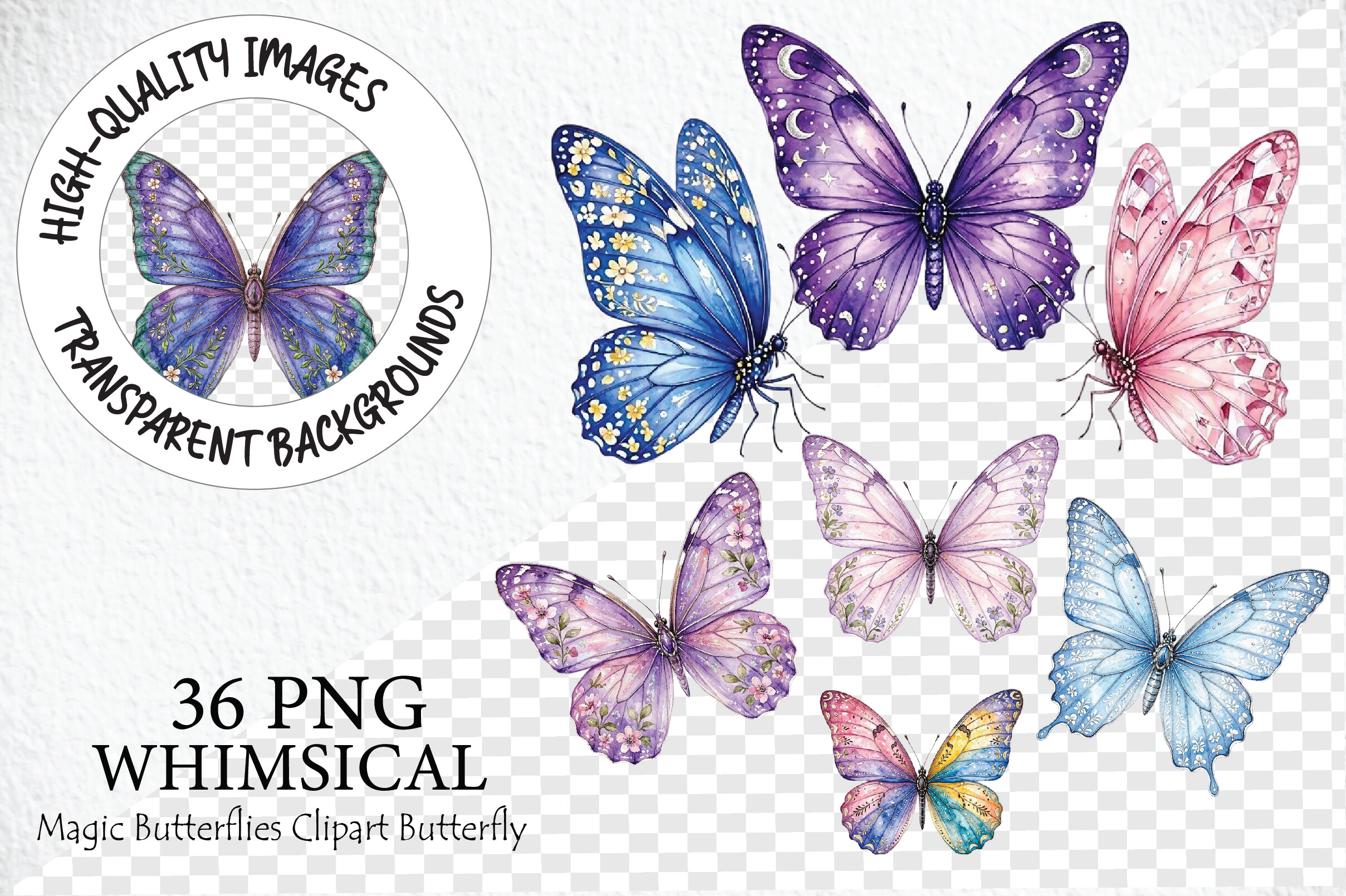 Magic Butterflies Clipart Butterfly PNG