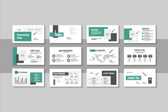 Marketing Plan Pitch Deck Template