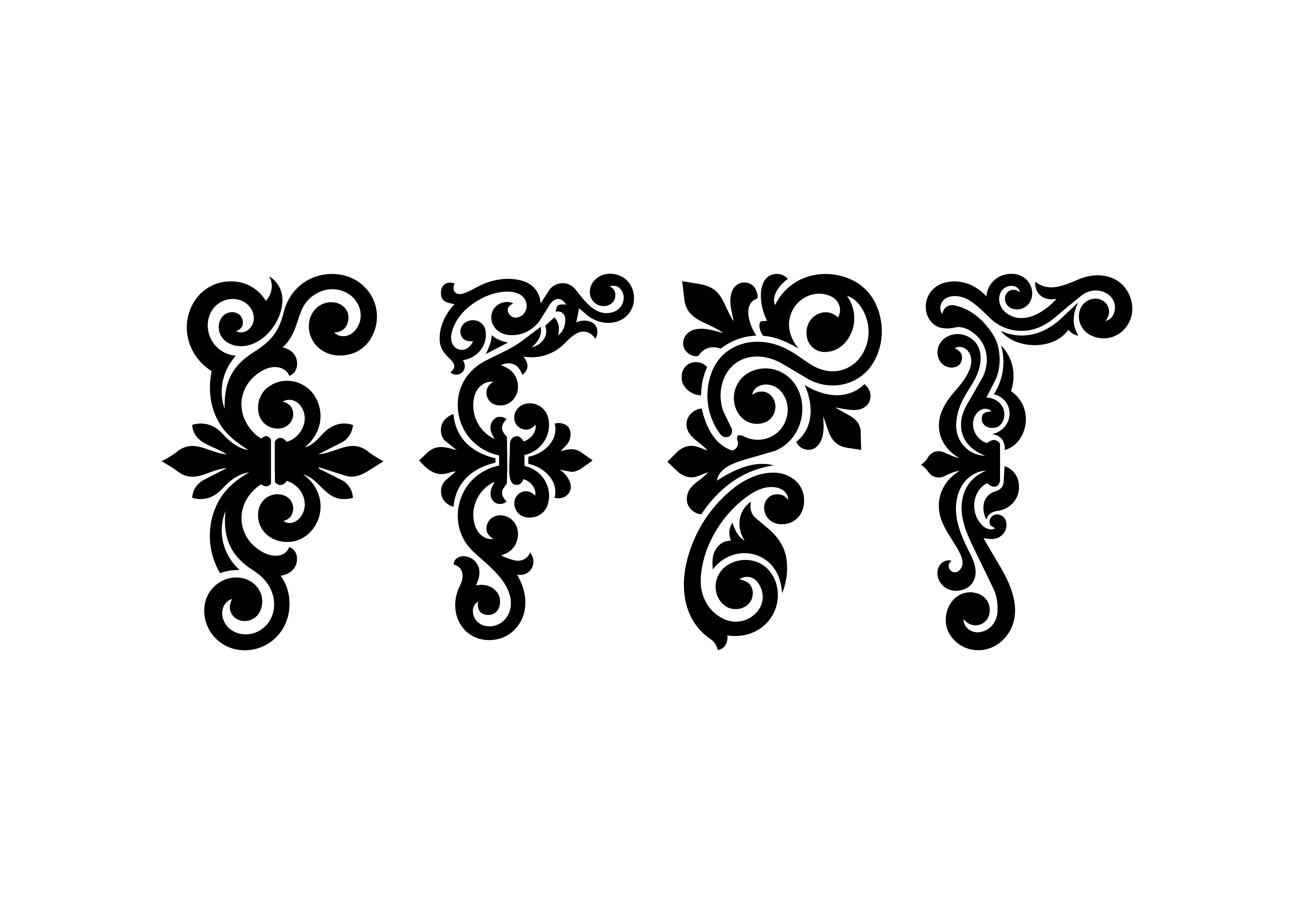Ornate Corner Flourish SVG