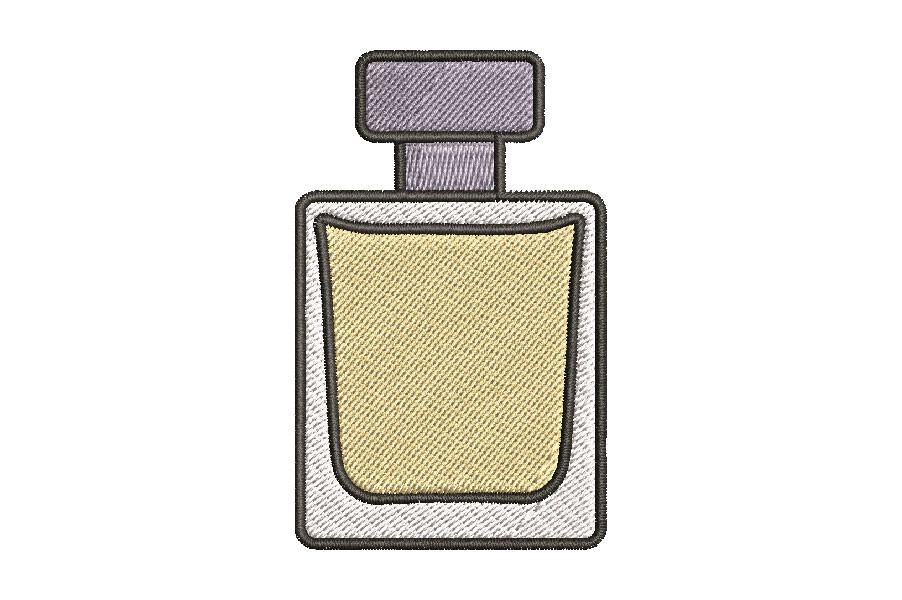 Perfume Bottle Elegance Embroidery